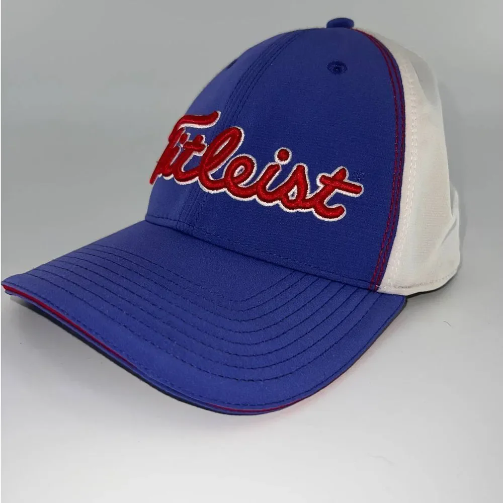 Titleist Flex Blue front/white back Embroidered front and back logo Cap- S/M